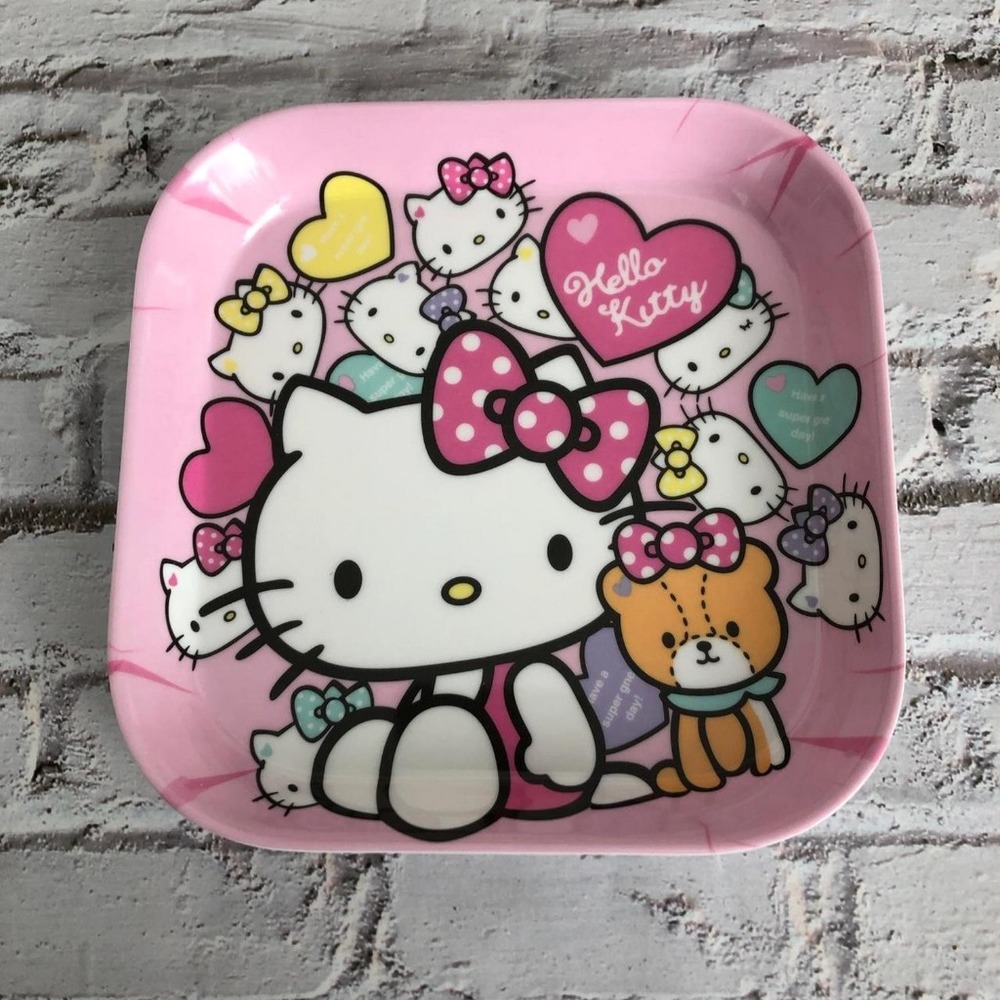 Hello Kitty Plate Decor Home Accesories